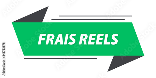 frais réels bannière