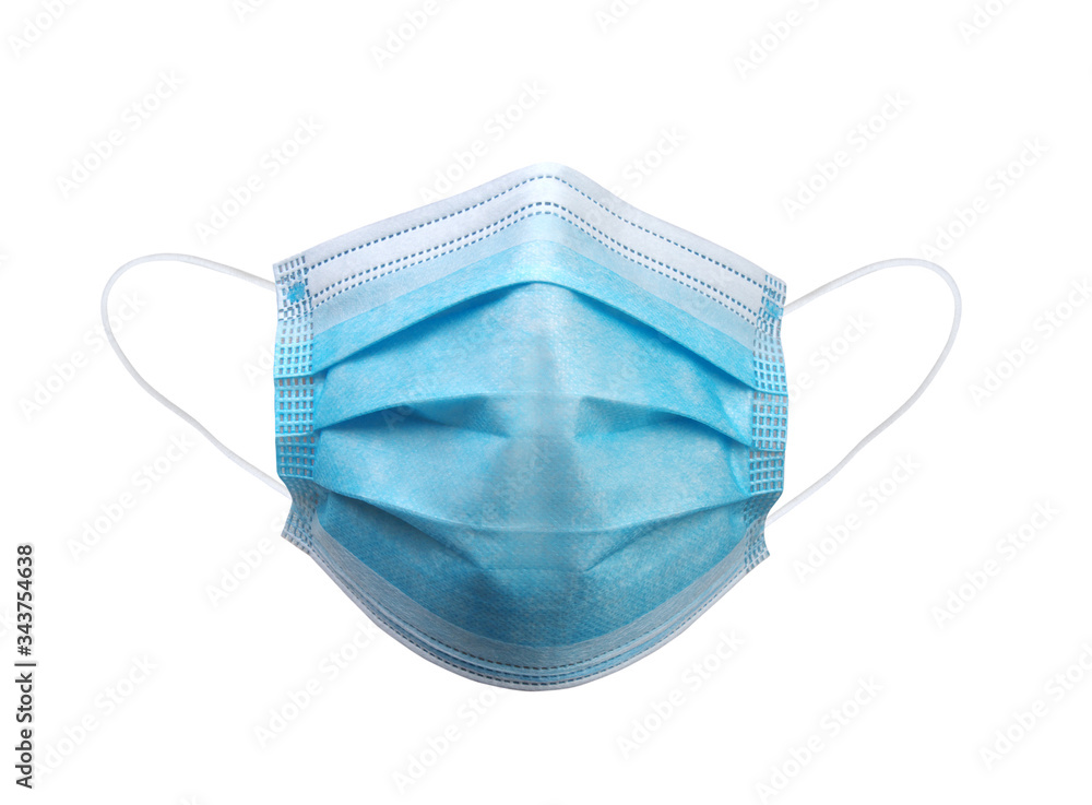Medical protective mask isolated on a white Medical protective mask isolated on a white