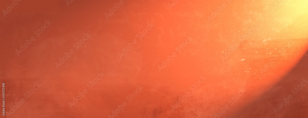 Orange Banner - Smooth rock, rough, friable