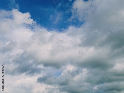 blue sky and white clouds seen during the day © adehan