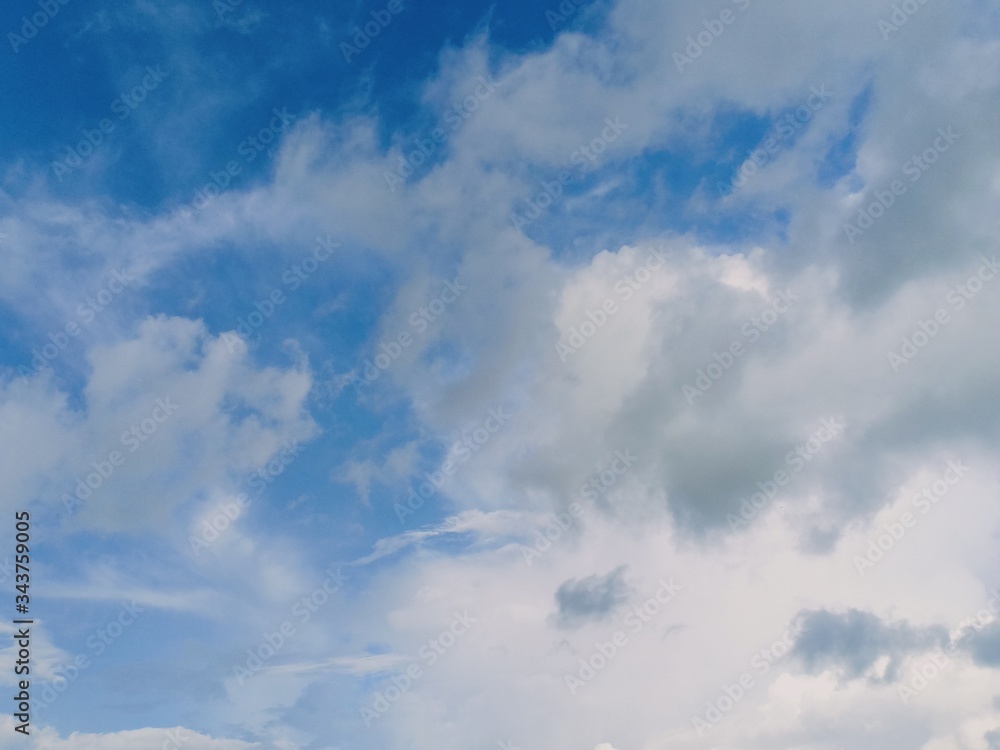 blue sky and white clouds seen during the day blue sky and white clouds seen during the day