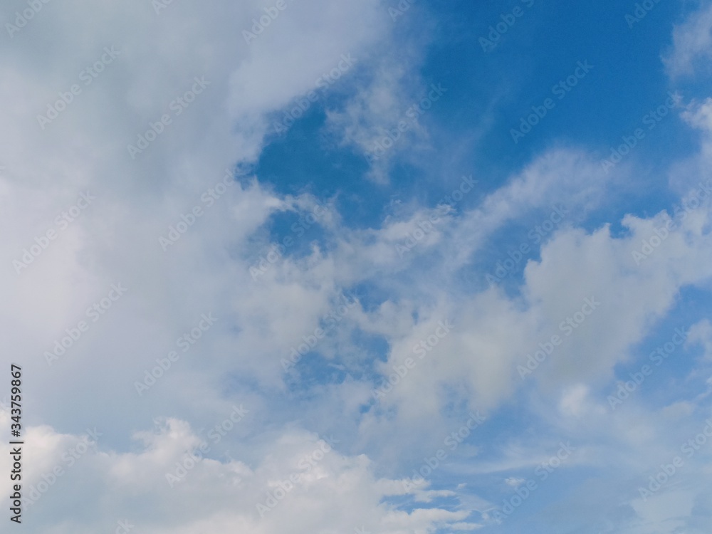 blue sky and white clouds seen during the day