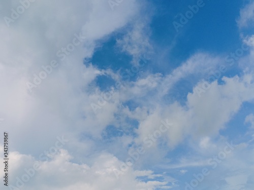 blue sky and white clouds seen during the day © adehan
