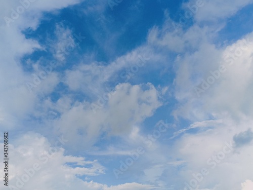 blue sky and white clouds seen during the day © adehan