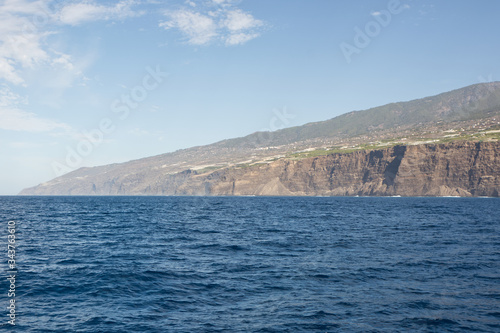 Coast and ocean near Tazacorte, La Palma, Canaries