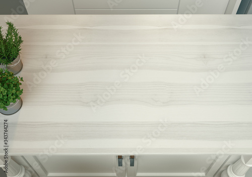 Kitchen countertop. Luxury ...