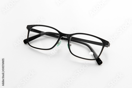 eyeglasses isolated on white background,