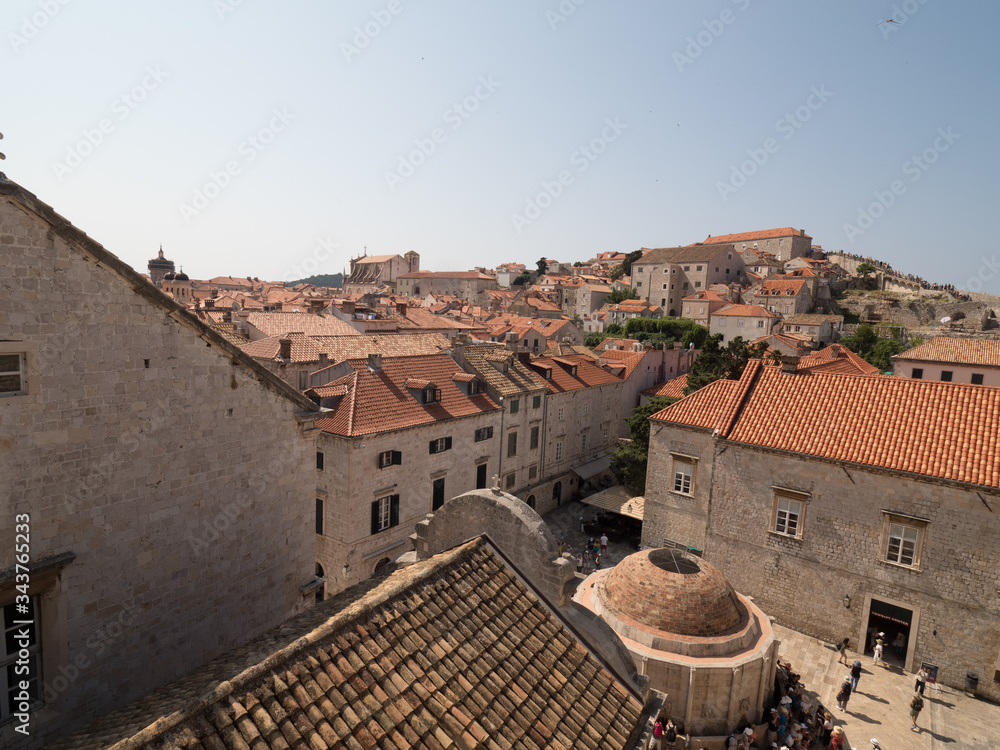 Vistas desde las murallas de Dubrovnik
