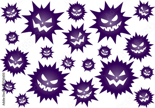 ばい菌のイメージイラスト