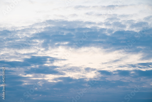 Fototapeta Naklejka Na Ścianę i Meble -  White cloud on blue sky.