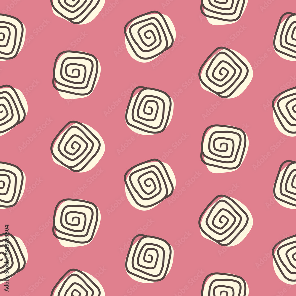 Hand-drawn pattern. Seamless vector pattern with hand-drawn abstract motifs. Hand-drawn pattern. Seamless vector pattern with hand-drawn abstract motifs.