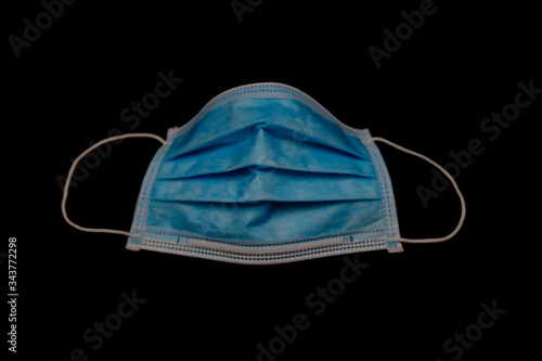 Blue medical face mask