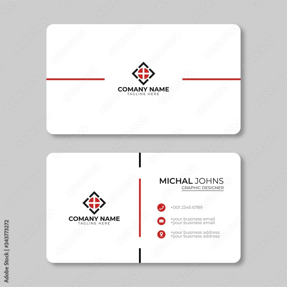 Corporate business card design Corporate business card design