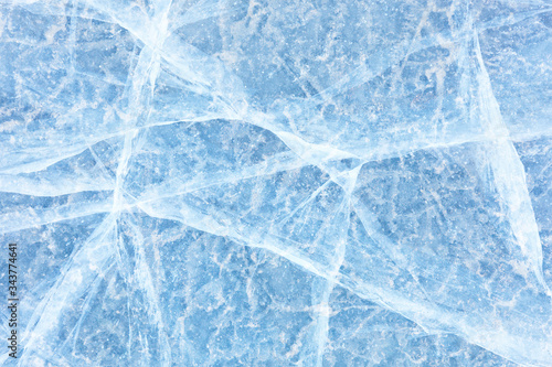 Blue background of Ice texture