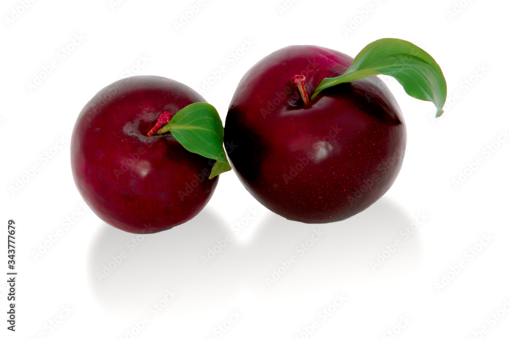 plums on a big background, isolate. bright plums black or red without background. plums on a big background, isolate. bright plums black or red without background.