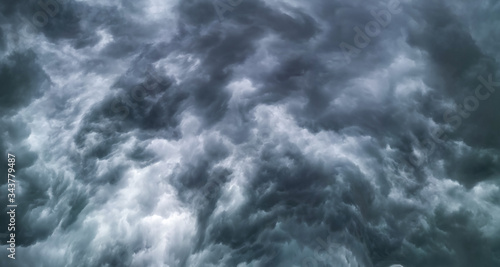 Panorama of the​ heavy storms in summer © isarescheewin