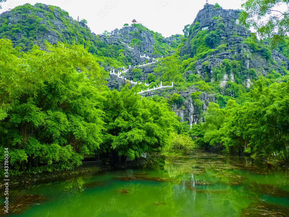 Hang Mua Pagoda in Ninh Binh, Vietnam Hang Mua Pagoda in Ninh Binh, Vietnam