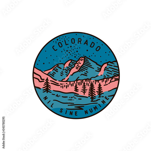 Colorado Mountains. National Park