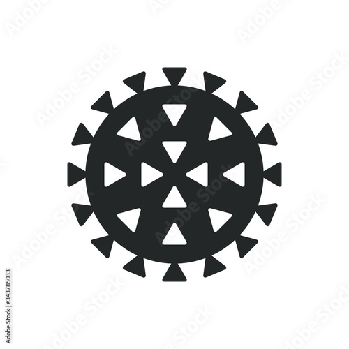 Covid-19 info sign. Coronavirus vector icon symbol. Social distancing, avoid crowds and stop corona virus campaign. Stay and work at home logo. Sars pandemic information poster.
