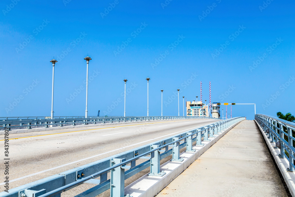 draw bridge at harbor in Fort Lauderdale