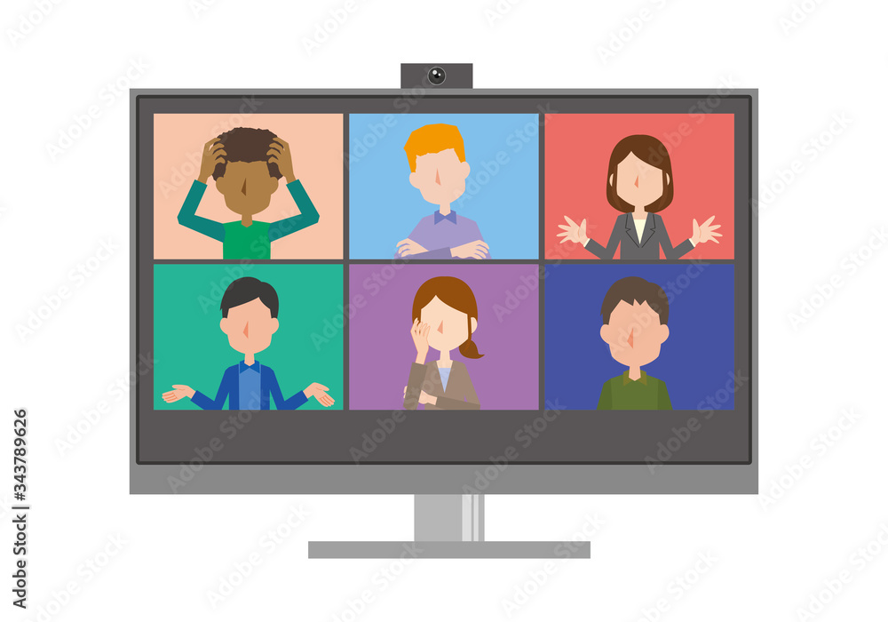 ビデオ会議 オンライン会議 Web会議 ミーティング ビデオ会議 オンライン会議 Web会議 ミーティング