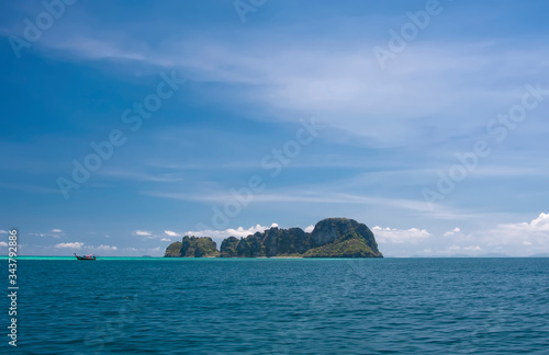 Beautiful rocky island in the distance © Kooper