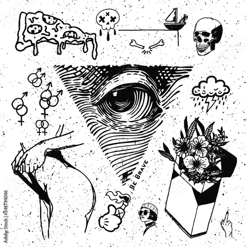 Retro Tattoo collection 4