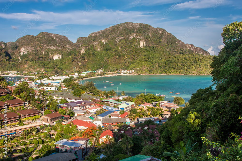 Beautiful bay and island in Thailand