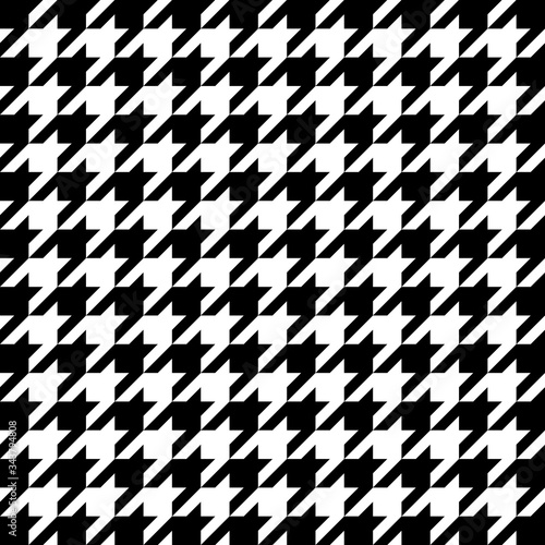 Goose foot. Houndstooth tartan tweed