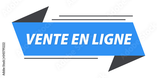 vente en ligne bannière