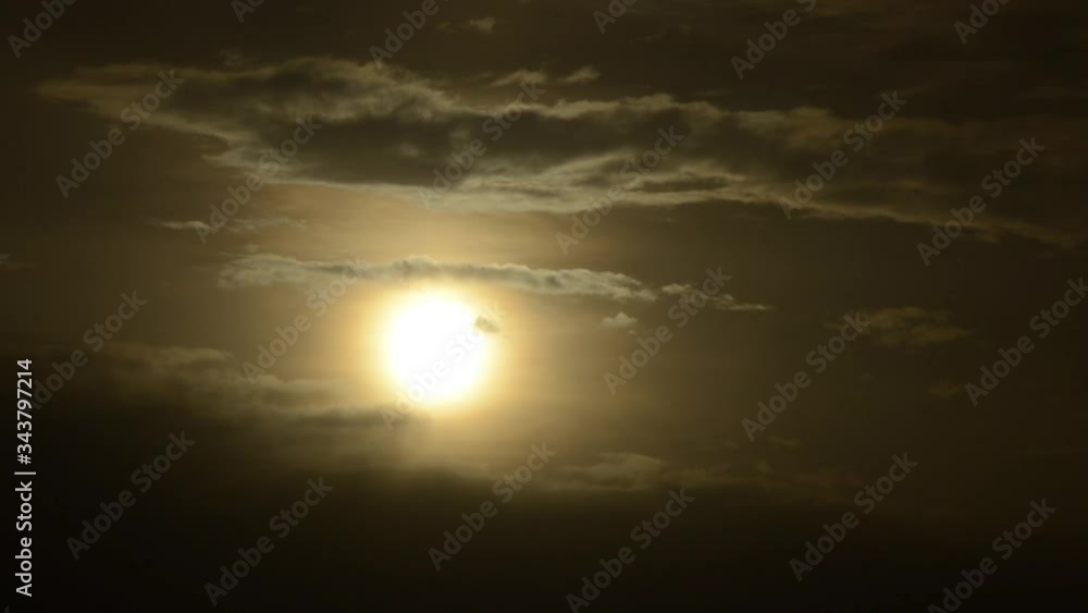 magical golden sunset with clouds covering it time lapse magical golden sunset with clouds covering it time lapse