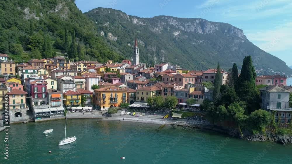 Aerial 4K - Varenna - Como lake (IT) Aerial 4K - Varenna - Como lake (IT)