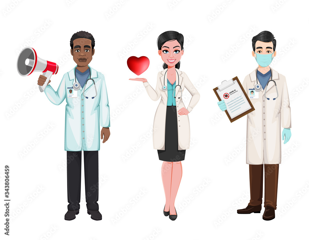 Team of doctors working in the hospital Team of doctors working in the hospital
