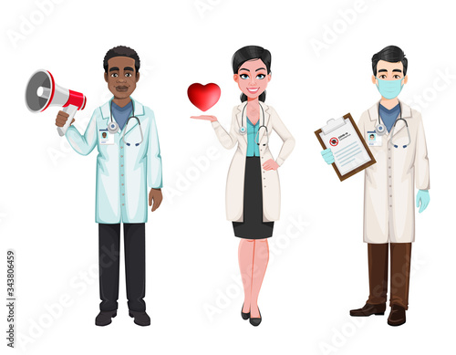 Team of doctors working in the hospital