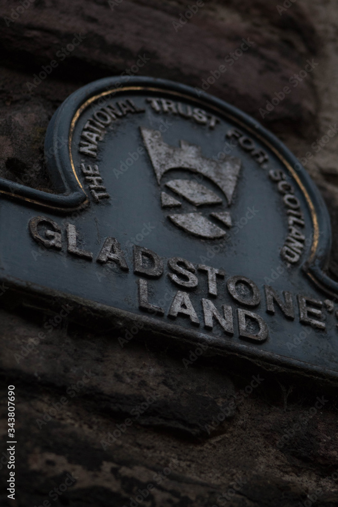 Gladstone Land street framework in Edinburgh