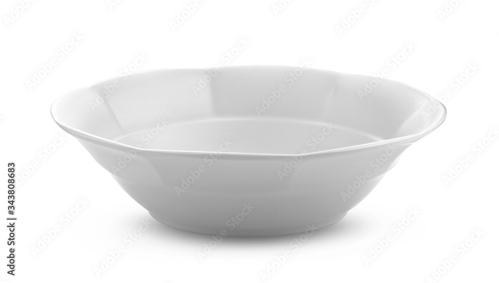 white bowl isolated on white background white bowl isolated on white background