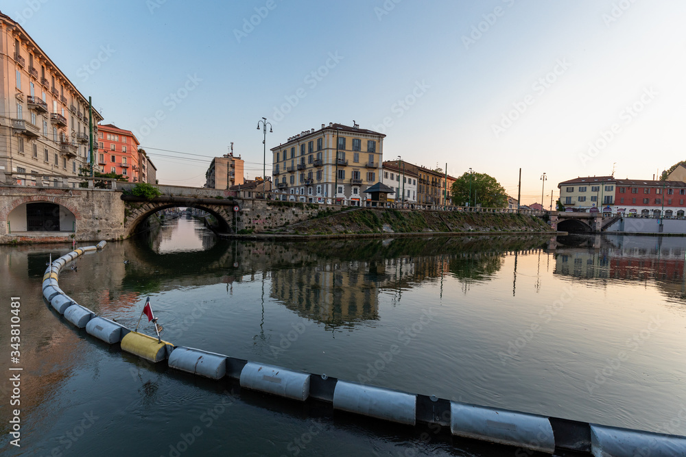 Fototapeta premium naviglio milan
