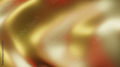 Christmas, Gold Metallic, Foil Texture, Background, 3D Text Illustration, 3D Render ..