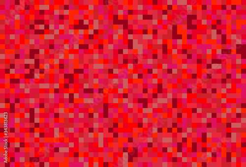 Fototapeta Naklejka Na Ścianę i Meble -  Shades of red random vector mosaic pattern, useful for art, backgrounds, wallpapers and wrapping papers, etc.