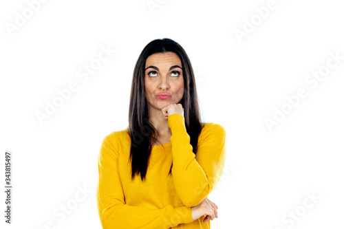 Foto Attractive brunette woman