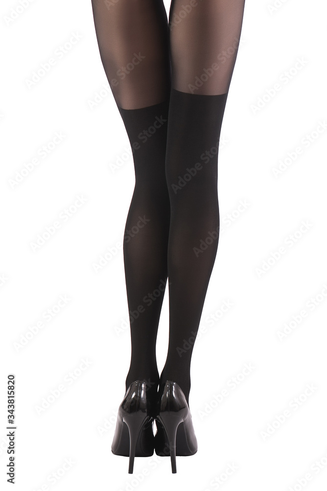 beautiful woman legs in tights and shoes beautiful woman legs in tights and shoes