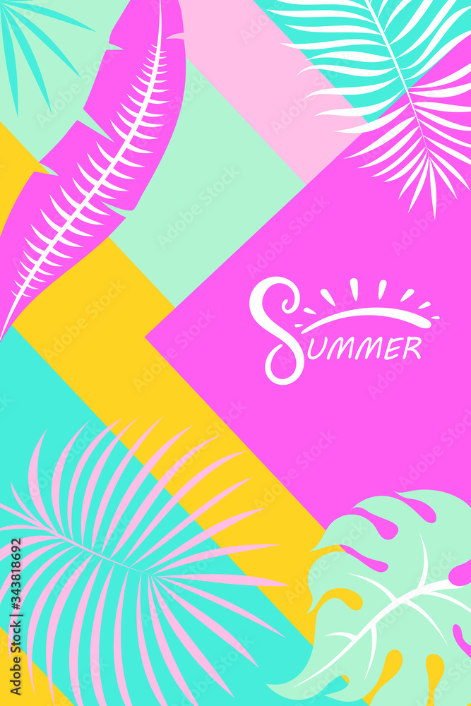 Obraz premium Abstract bright floral background