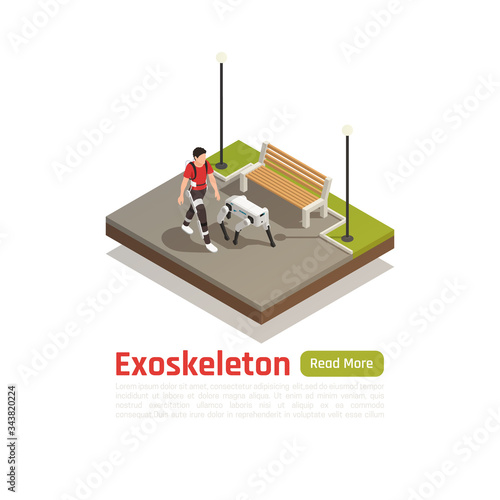 Exoskeleton Isometric Background