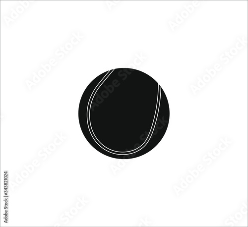 tennis ball. Vector illustration for web and mobile design.