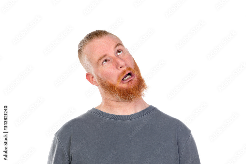 Obraz premium Redhead man