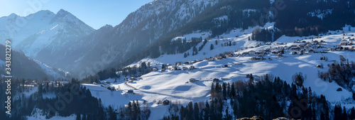 Bergdorf Winter Schnee alpen österreich