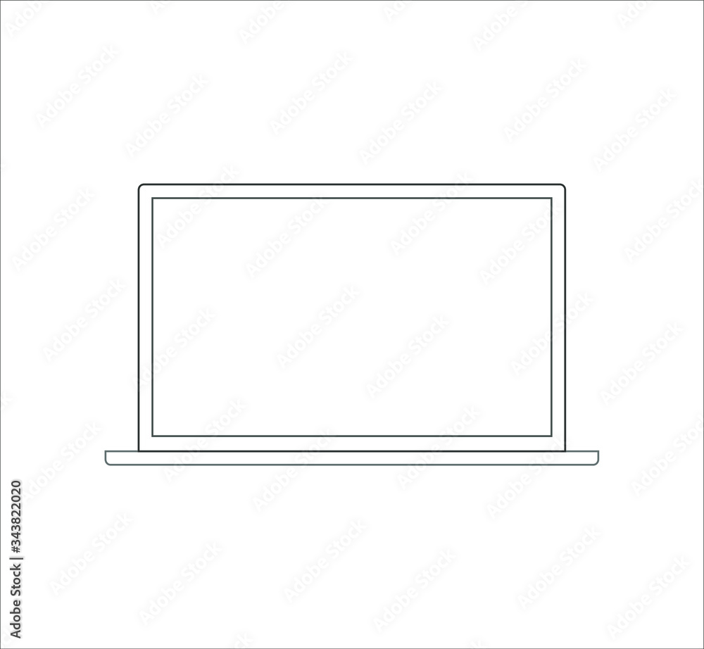 laptop. Vector illustration for web and mobile design. laptop. Vector illustration for web and mobile design.