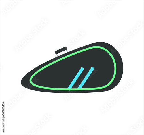 tennis racket cover. Vector illustration for web and mobile design.