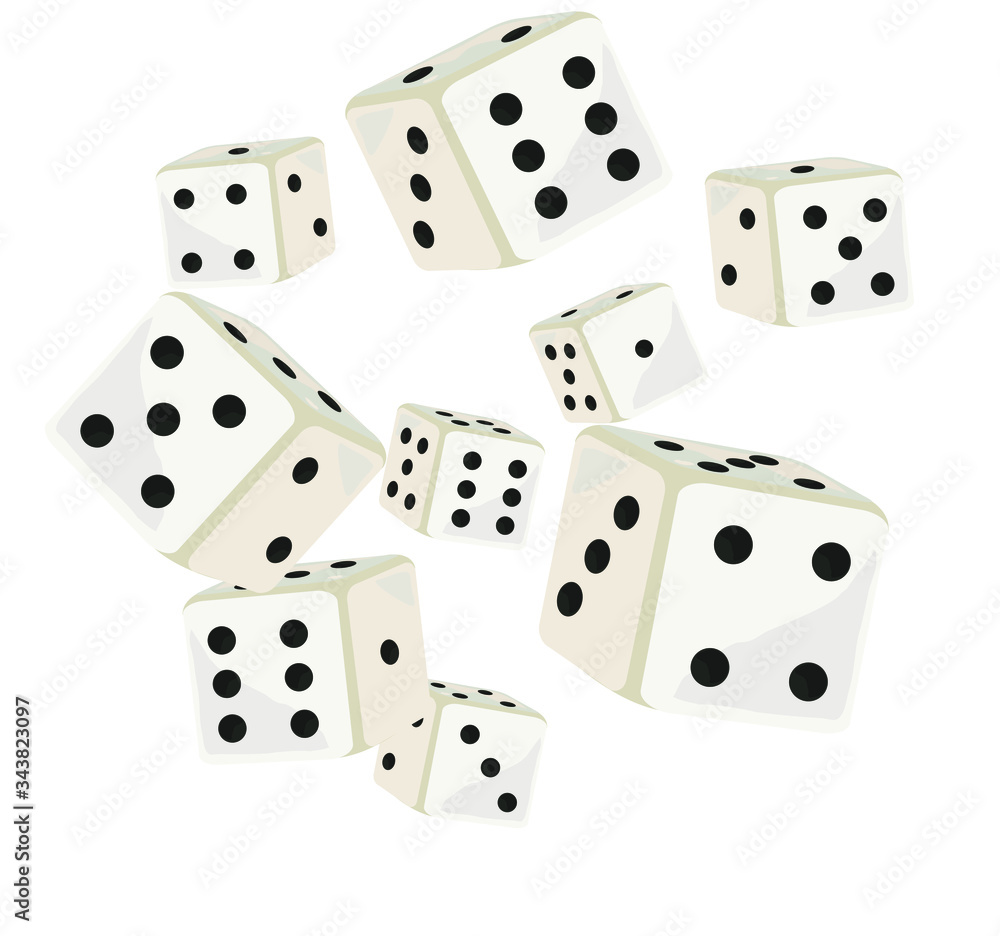 dice game icon gambling poker casino win isolated on white background dice game icon gambling poker casino win isolated on white background