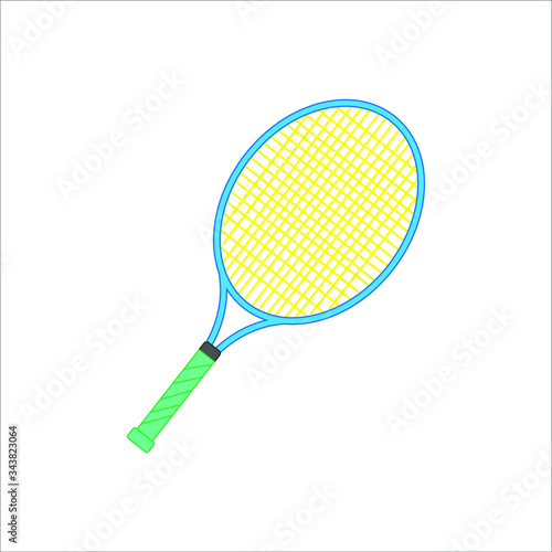 tennis racket. Vector illustration for web and mobile design.